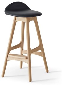 Bőr forgó bárszék 79 cm Buck – Hammel Furniture