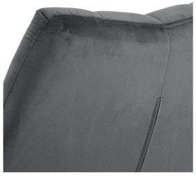 Szürke forgó bársony fotel Paris – Actona