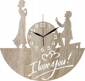 Falióra Valentin napra Évfordulók I love You Szeretlek Pár 35 cm