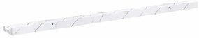 vidaXL Falpolc polcokkal 2 pcs Fehér márvány 100 x 9 x 3 cm Faanyag