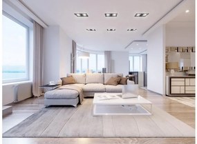 Lámpa Mennyezeti lámpatest Milo,4755,AC220-240V, 50/60 Hz, 2* GU10, ES111,IP 20, süllyesztett, keret nélküli fekete