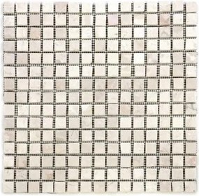 Márvány mozaik Garth, burkolat - krémszín