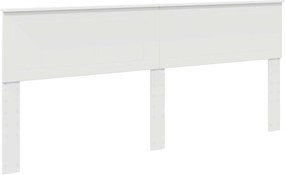 vidaXL Fejtámla Fehér 200 cm Faanyag