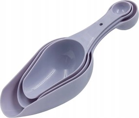 Konyhai Spatula Mérőpohár Szett Lapát 3 Db-os Lila Konyhai Mérőpohár