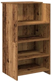 recepciós pult antik fa 135x50x103,5 cm szerelt fa