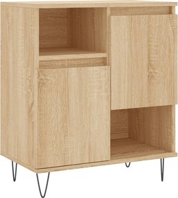 vidaXL sonoma tölgy színű szerelt fa tálalóasztal 60 x 35 x 70 cm
