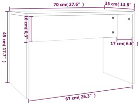 magasfényű fehér fésülködőasztal-szett 86,5 x 35 x 136 cm