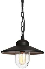 Elstead - Kültéri csillár láncon KLAMPENBORG 1xE27/60W/230V IP44