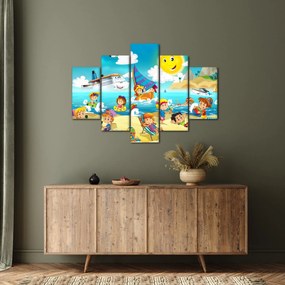 Kép - Egy nap a tengerparton (150x105 cm)