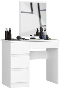 Fésülködőasztal - Akord Furniture T-6/SL - fehér