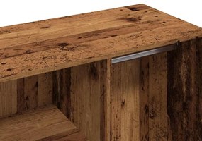 antik fa szerelt fa pipereszekrény 80 x 40 x 65 cm