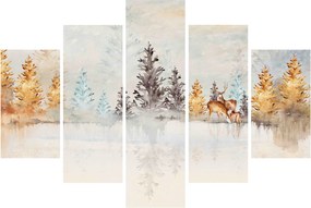 Kép - Akvarell erdő (150x105 cm)