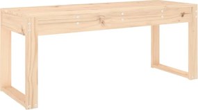 vidaXL tömör fenyőfa kerti pad 110x38x45 cm