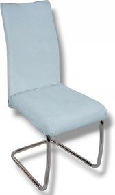 Elegáns bársony székhuzat otthonra Jégkék