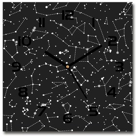 Négyzetes üvegóra Csillagkép pl_zsk_30x30_c-f_115489361