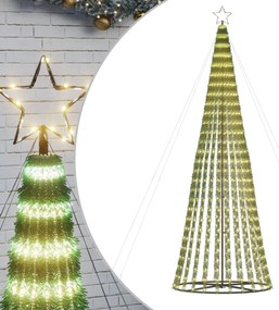 meleg fehér LED karácsonyfa 688 LED 300 cm