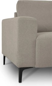 Világosbarna zsenília sarokkanapé (jobb oldali-L alakú) Fabian – Scandic