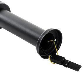 Modern kültéri oszloplámpa fekete 50 cm - Elly