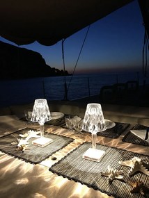 Kartell Battery asztali lámpa, több színben Szín: átlátszó