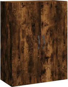 vidaXL füstös tölgy szerelt fa fali szekrény 69,5 x 34 x 90 cm