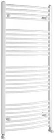 AQUALINE ORBIT Fürdőszobai radiátor, íves, 600x1320mm, 795W, fehér (ILO36E helyett) (ILO36T)