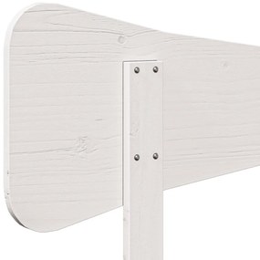 fehér tömör fenyőfa fejtámla 140 cm