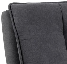 AIRI kihúzható kétüléses kanapé sötétszürke