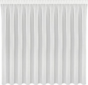 Függöny Violet 400X180 krémszínű fátyol sima elegáns Szalag