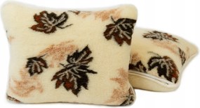 Merinó párna 70x80 Acero bézs-barna levelekkel Ágyneműhuzat
