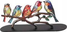 Madár Figura Az Ágon Színes Díszek Élő