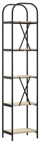 Könyvespolc sonoma tölgy 40 x 30 x 183 cm Faanyag