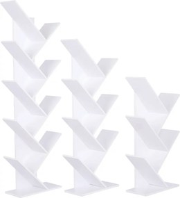 Könyvespolc, fehér, BAKI NEW TYP 3