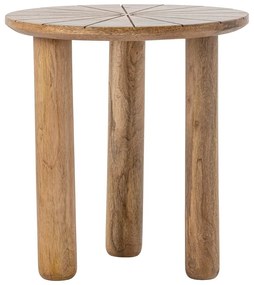 Mangófa kerek tárolóasztal ø 40 cm Stella – Bloomingville