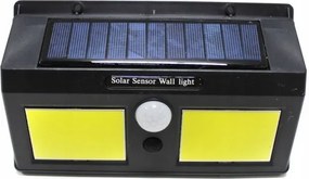 Halogén fehér hideg napelemes lámpa 6500 lm 1,2 W mozgás- és szürkületérzékelő