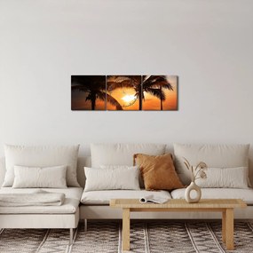 Kép - Tengerre néző kilátás (órával) (90x30 cm)