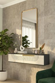 Meyra 120 - Anthracite, Travertine, Gold