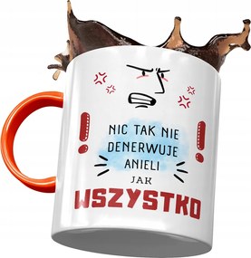 Narancssárga Bögre Angyalbarátoknak Ajándék Nyomtatott Fotóval