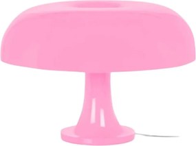 Baladais Asztali Gomba Alakú Lámpa Rózsaszín Retro