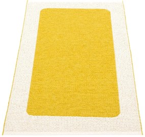 Mustársárga-krémszínű kültéri-beltéri szőnyeg 70x120 cm Ilda Mustard – Pappelina