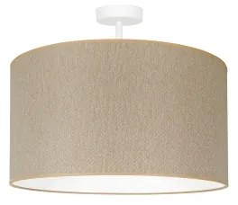 Duolla - Felületre szerelhető csillár ROLLER ECO RECYCLING 1xE27/15W/230V átm. 45 cm krémes