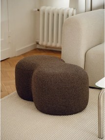 Sötétbarna buklé puff Umbo – noo.ma