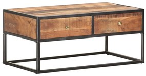 nyers akácfa dohányzóasztal 90 x 50 x 40 cm