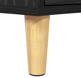 TV szekrény fiókkal Musta tammi 150 x 30 x 45 cm Faanyag
