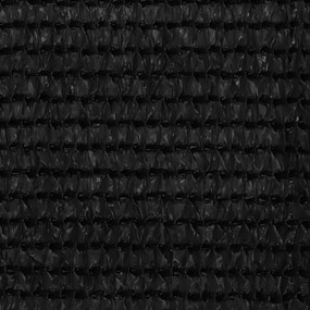 fekete HDPE erkélytakaró 120 x 400 cm