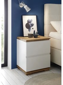 JAVIN fehér éjjeliszekrény