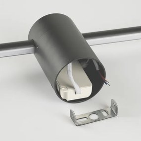 Brilagi - LED kültéri fali lámpatest AURA LED/12W/230V 4000K IP54 antracit