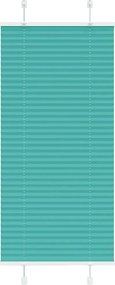 vidaXL pliszírozott redőny Benzinzöld 55x150 cm szövetszélesség