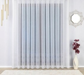 Kész Lenvászon Függöny Arany Díszítéssel, Szalaggal 200X250