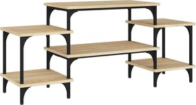 vidaXL sonoma tölgyszínű szerelt fa TV-szekrény 117x35x52 cm