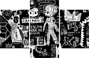 Kép - Graffiti (90x60 cm)